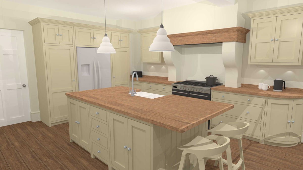 Bespoke Painted Kitchen | Caroline Dunn Design